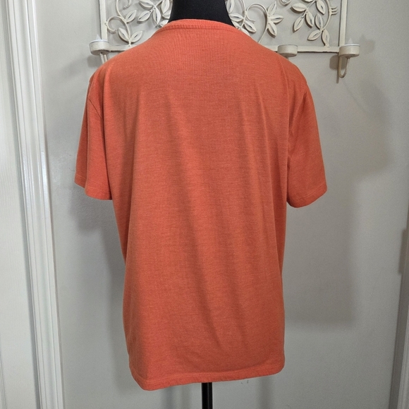 ⭐️Lucky Brand Orange " Lucky You" Short Sleeve Tee Size Med - Picture 2 of 5